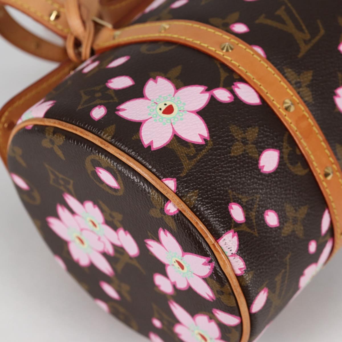 LOUIS VUITTON Monogram Cherry Blossom Papillon Hand Bag M92009 LV Auth 141143V
