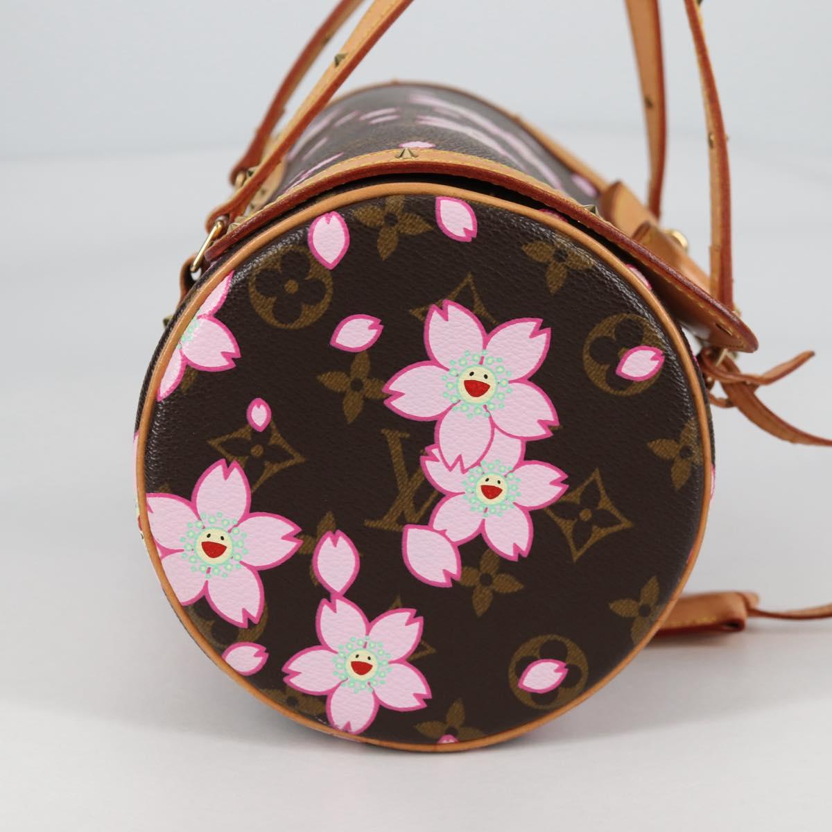 LOUIS VUITTON Monogram Cherry Blossom Papillon Hand Bag M92009 LV Auth 141143V