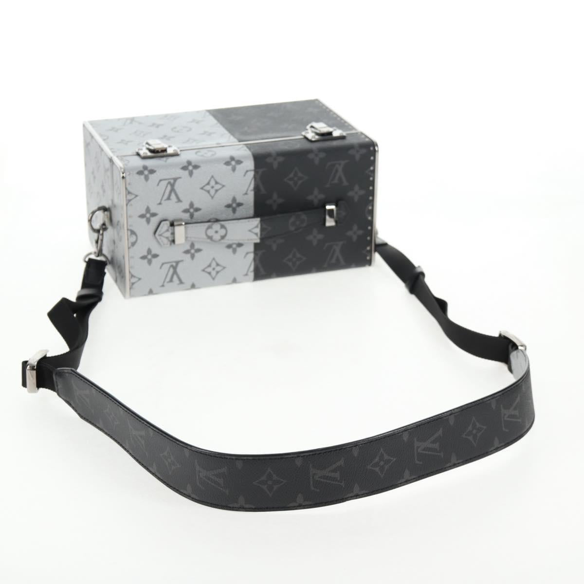 LOUIS VUITTON Monogram Eclipse Split Mini Box Trunk Bag M21022 LV Auth 141164SM