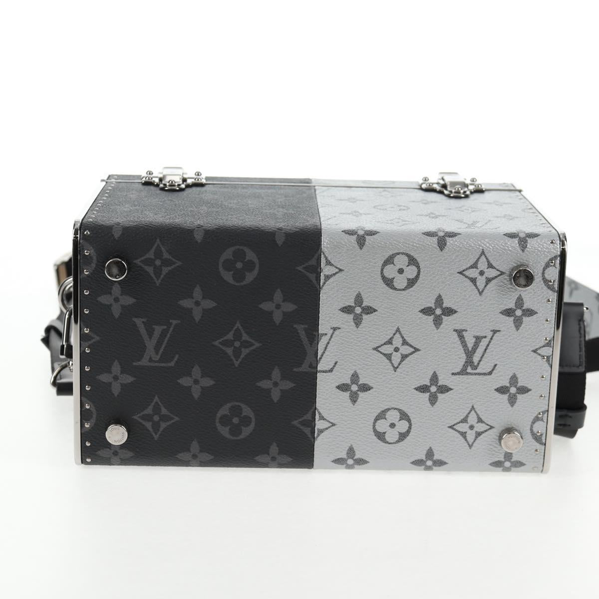 LOUIS VUITTON Monogram Eclipse Split Mini Box Trunk Bag M21022 LV Auth 141164SM