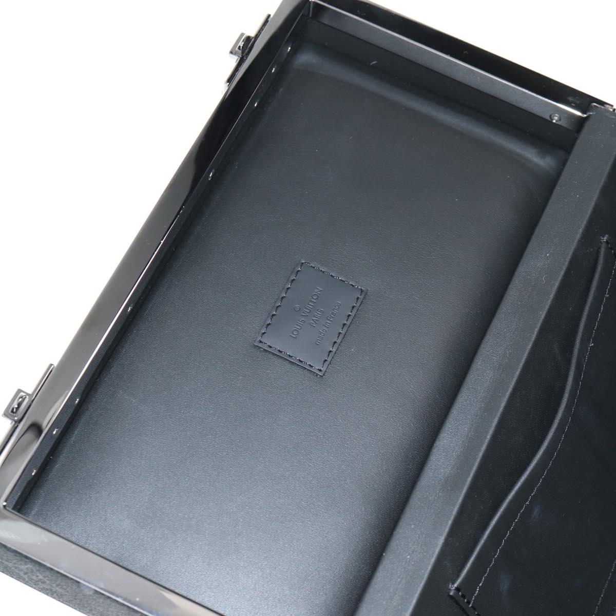 LOUIS VUITTON Monogram Eclipse Split Mini Box Trunk Bag M21022 LV Auth 141164SM