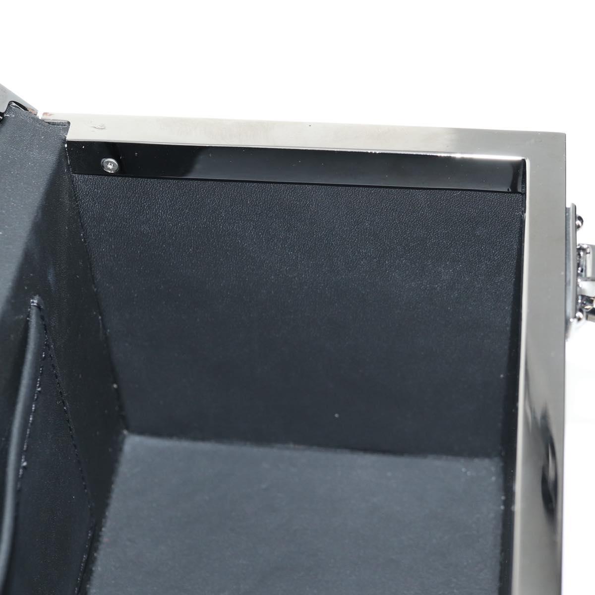 LOUIS VUITTON Monogram Eclipse Split Mini Box Trunk Bag M21022 LV Auth 141164SM