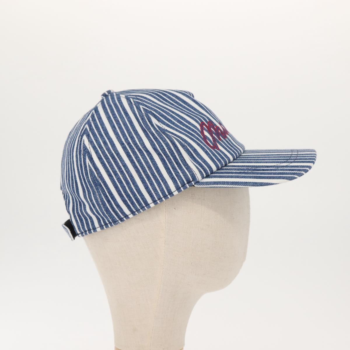 Miu Miu Cap Denim M Blue Auth 141183M
