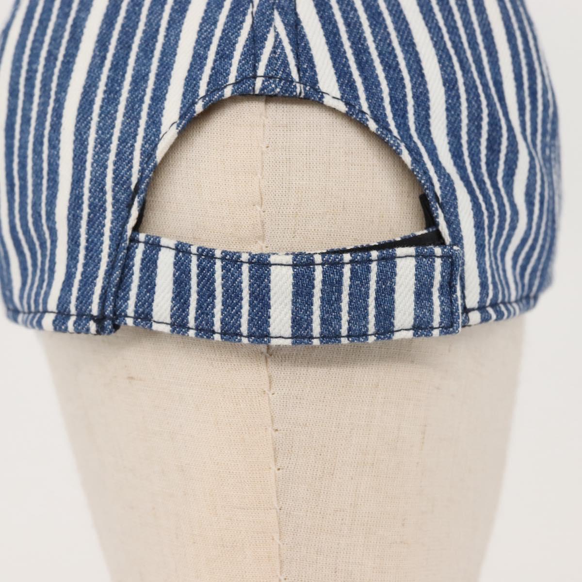 Miu Miu Cap Denim M Blue Auth 141183M
