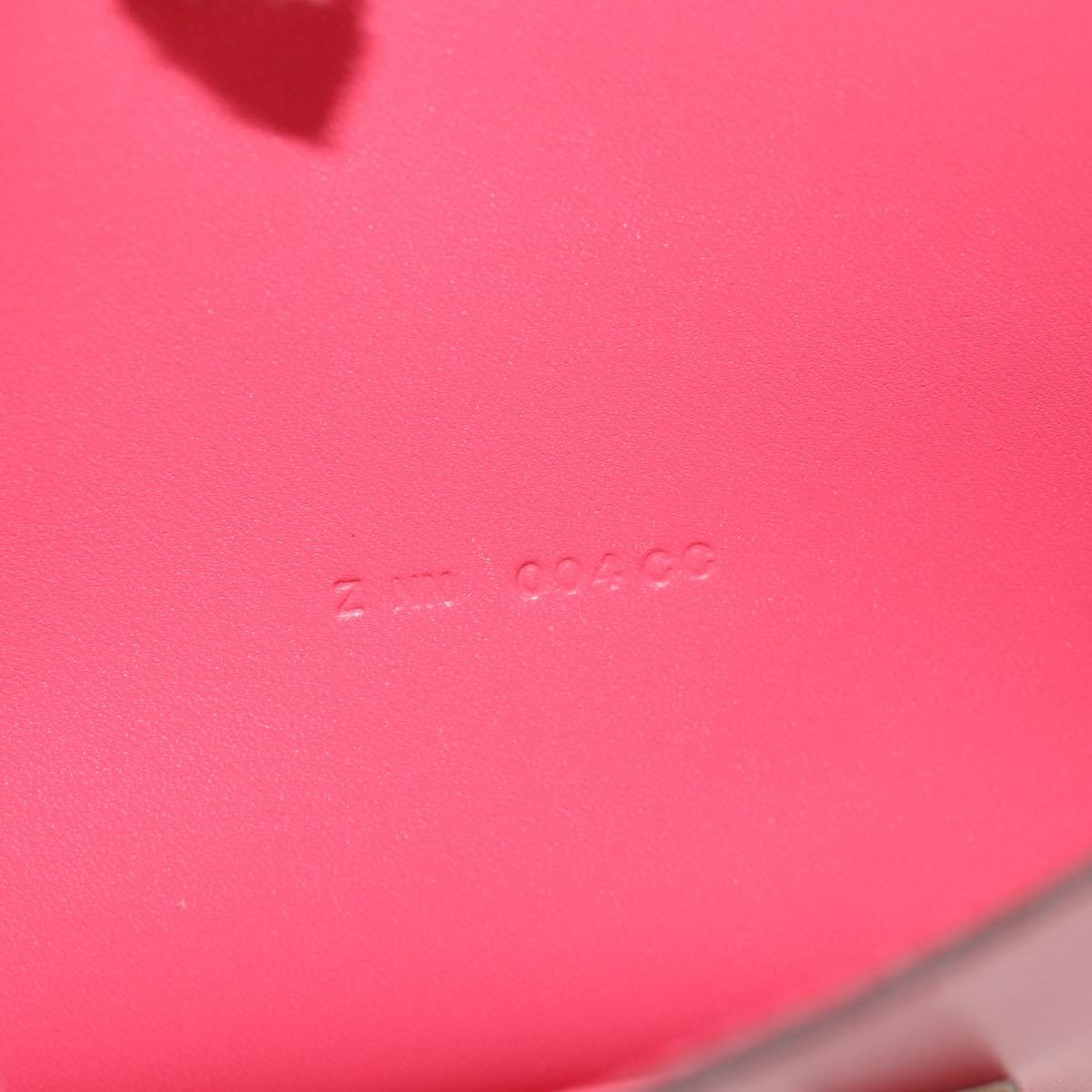 HERMES Constance Long Wallet Leather Pink Auth 141188M