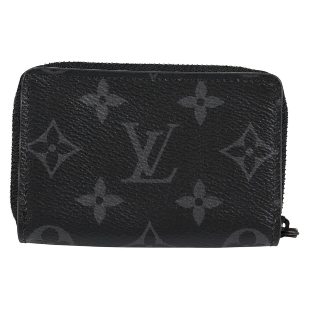 LOUIS VUITTON Eclipse Reverse Zippy Organizer Wallet M82771 LV Auth 141193M
