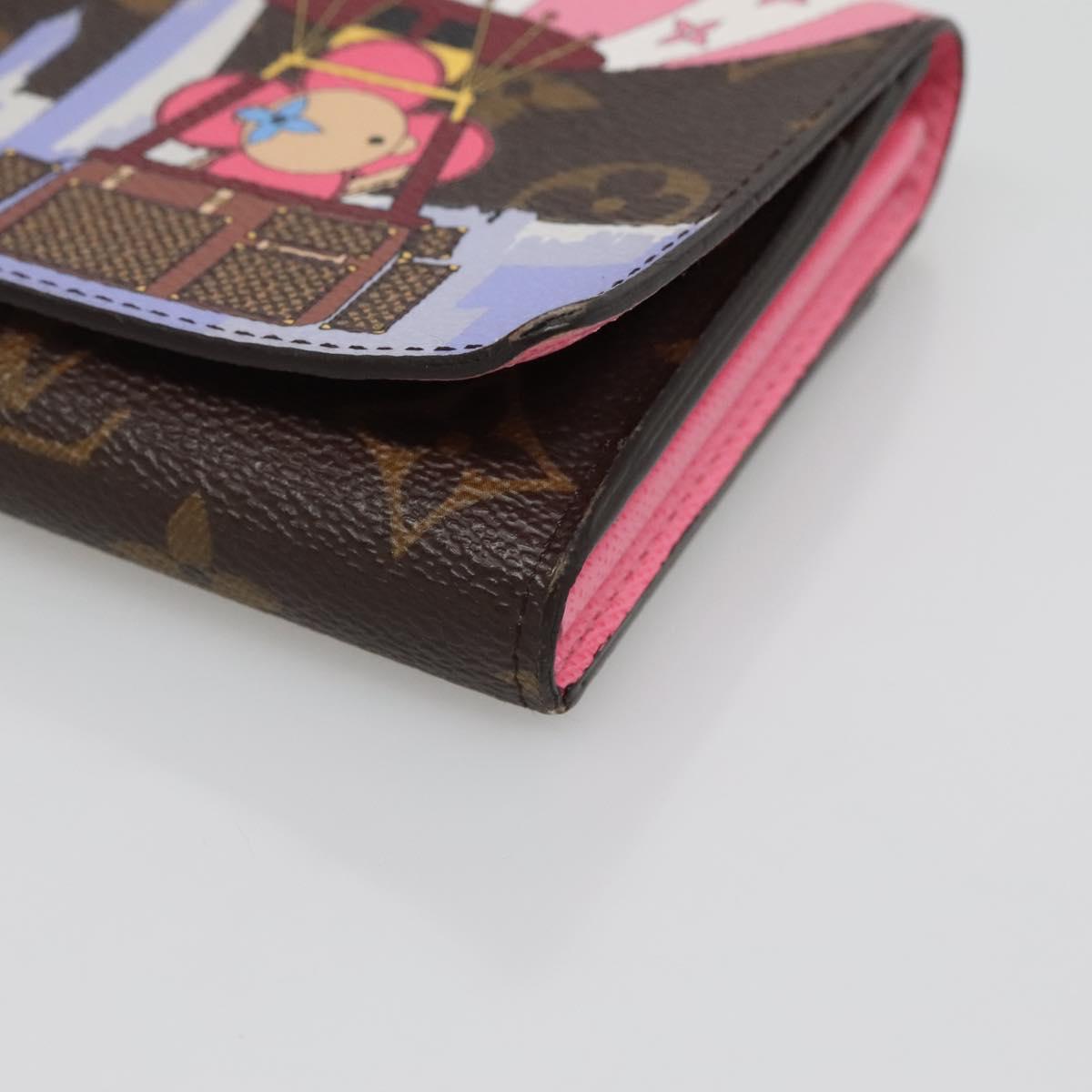 LOUIS VUITTON Monogram Vivienne Portefeuille Sarah Wallet M68491 LV Auth 141194M