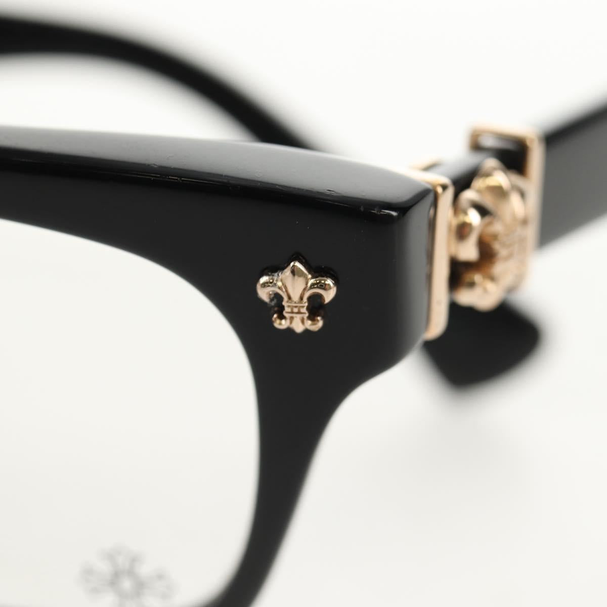 Chrome Hearts GITTIN ANY BS Flare Glasses plastic Black Auth 141196M