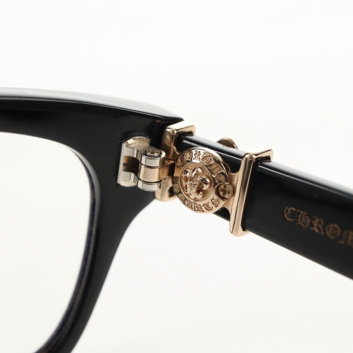 Chrome Hearts GITTIN ANY BS Flare Glasses plastic Black Auth 141196M