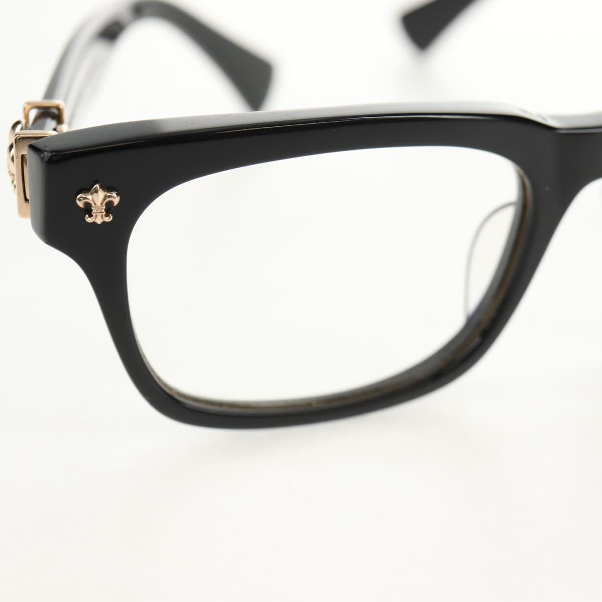 Chrome Hearts GITTIN ANY BS Flare Glasses plastic Black Auth 141196M