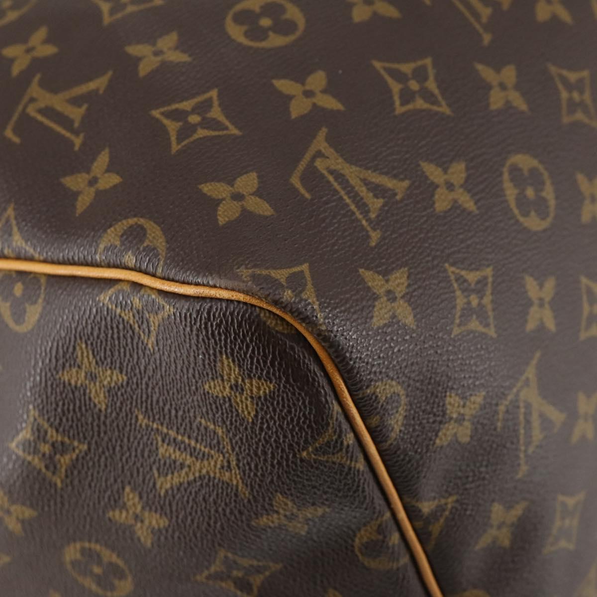 LOUIS VUITTON Monogram Keepall 55 Boston Bag M41424 LV Auth 141213
