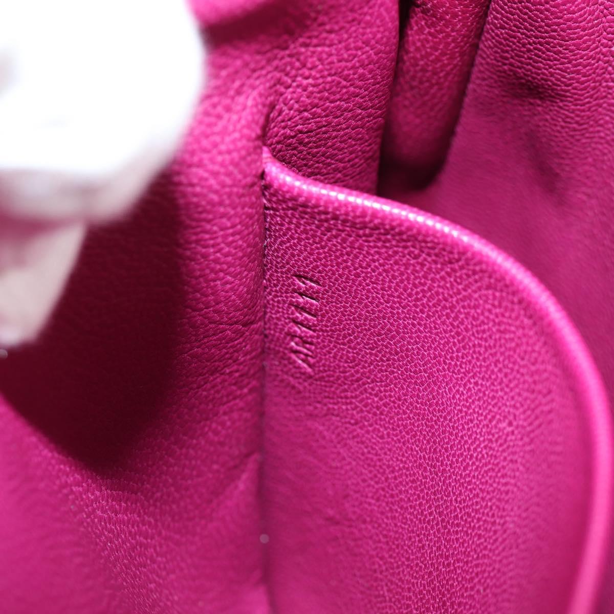 LOUIS VUITTON Art Deco Trappezio Shoulder Bag Leather Pink M97085 Auth 141216V