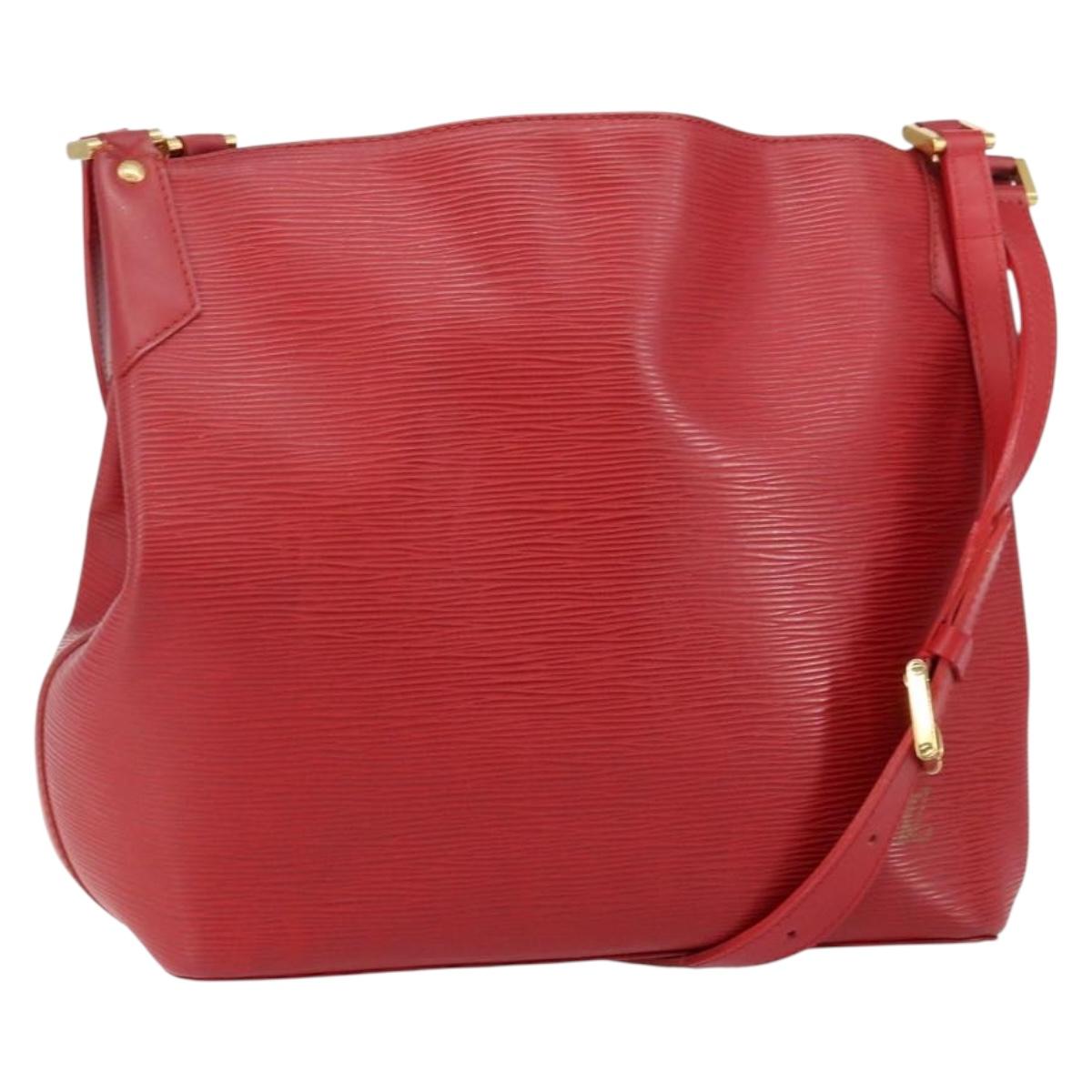 LOUIS VUITTON Epi Mandala MM Shoulder Bag Red M5889E LV Auth 141224