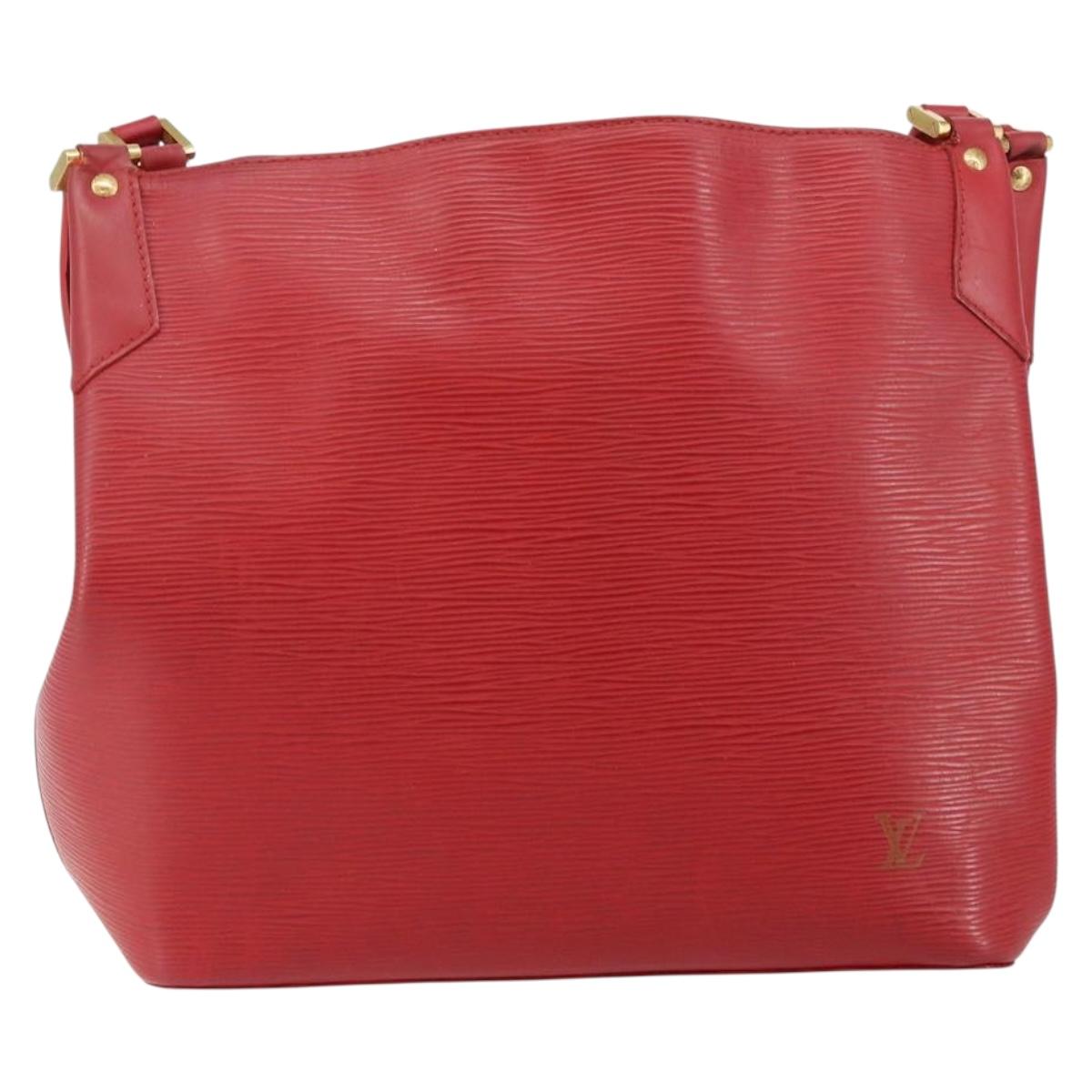 LOUIS VUITTON Epi Mandala MM Shoulder Bag Red M5889E LV Auth 141224