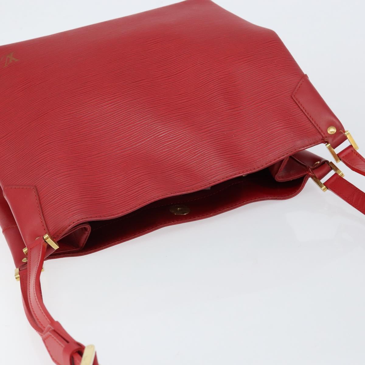 LOUIS VUITTON Epi Mandala MM Shoulder Bag Red M5889E LV Auth 141224