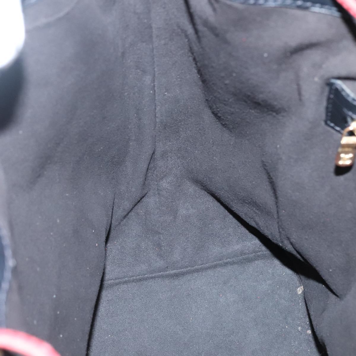 LOUIS VUITTON Epi Noe Shoulder Bag Bicolor Black Red M44017 LV Auth 141236