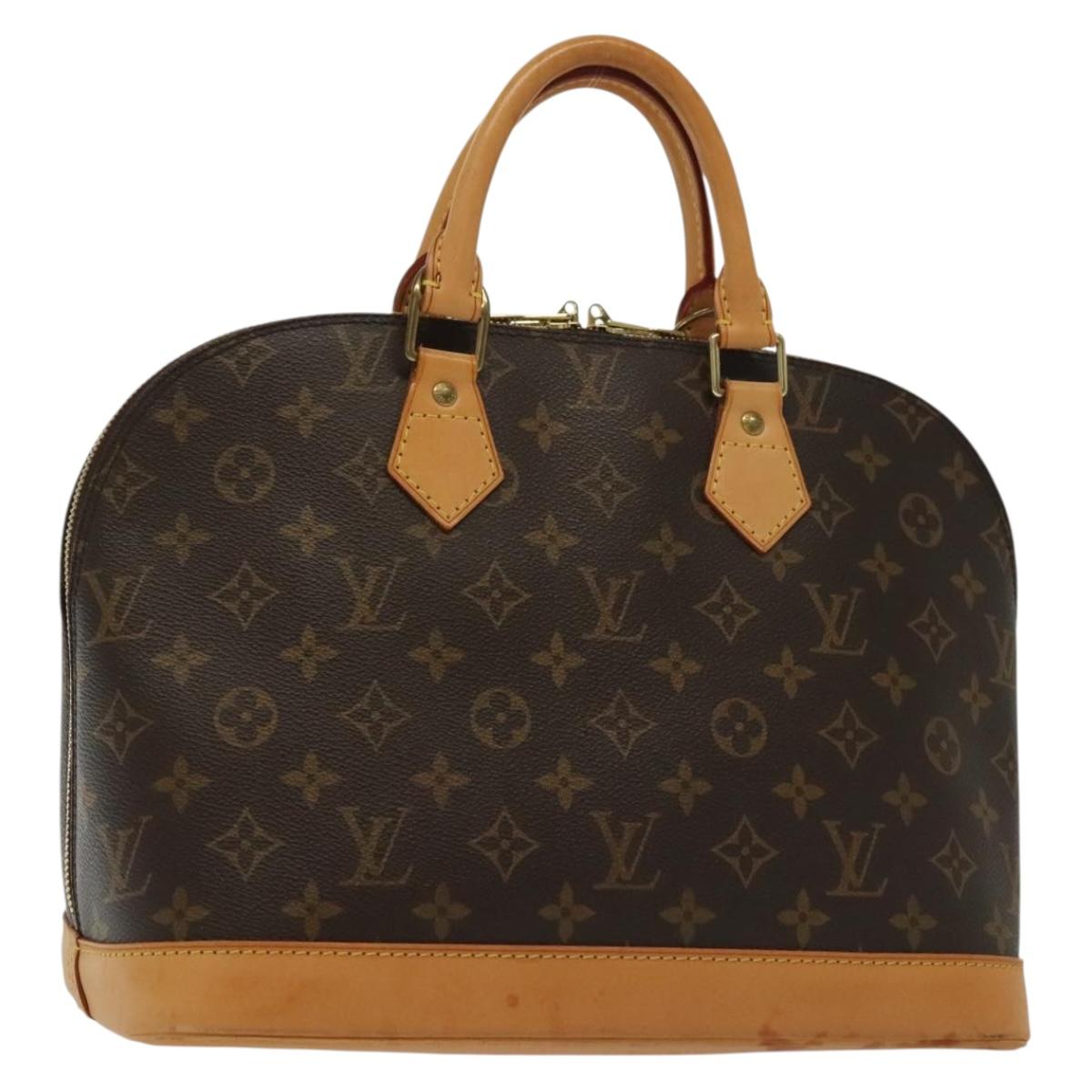 LOUIS VUITTON Monogram Alma Hand Bag M51130 LV Auth 141293