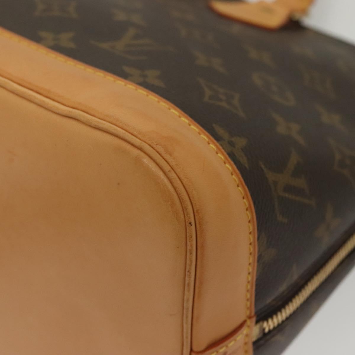 LOUIS VUITTON Monogram Alma Hand Bag M51130 LV Auth 141293