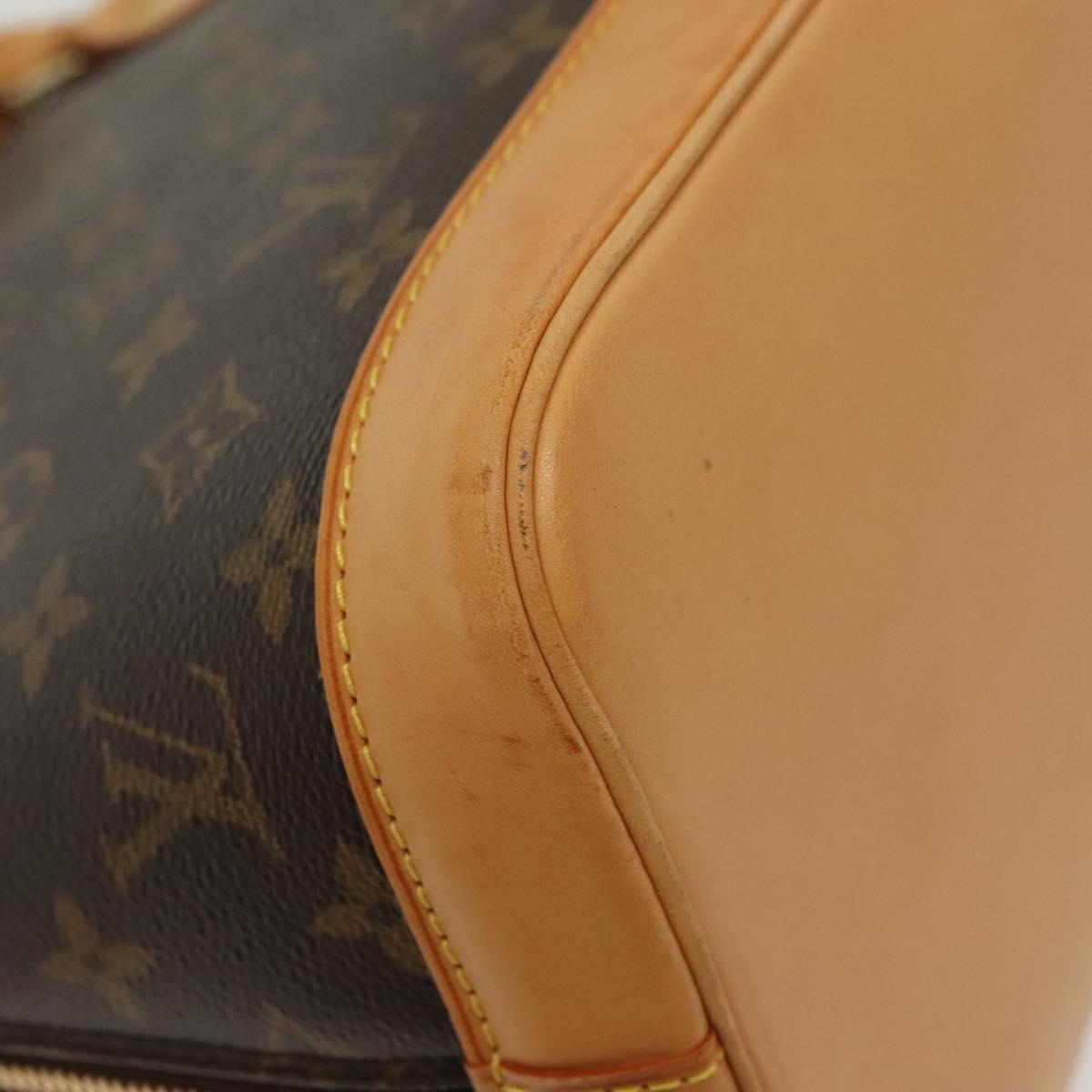 LOUIS VUITTON Monogram Alma Hand Bag M51130 LV Auth 141293
