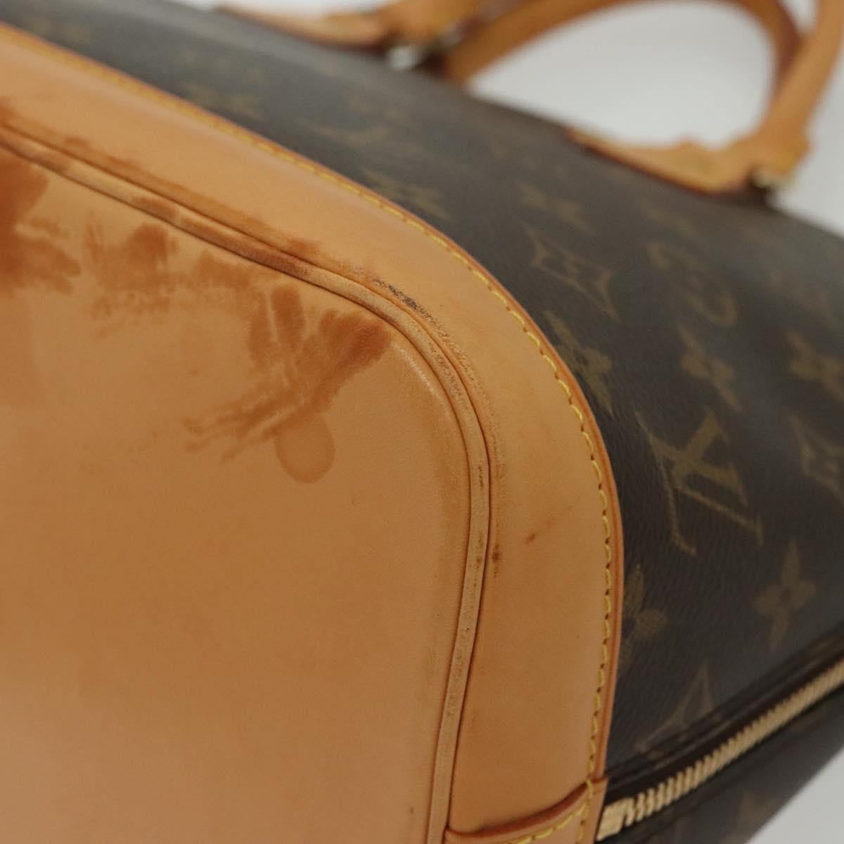 LOUIS VUITTON Monogram Alma Hand Bag M51130 LV Auth 141293
