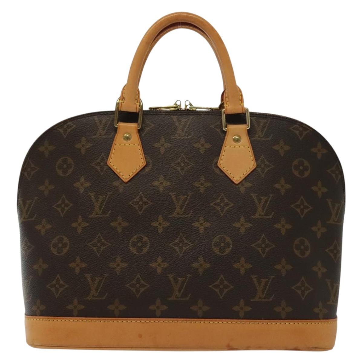 LOUIS VUITTON Monogram Alma Hand Bag M51130 LV Auth 141293
