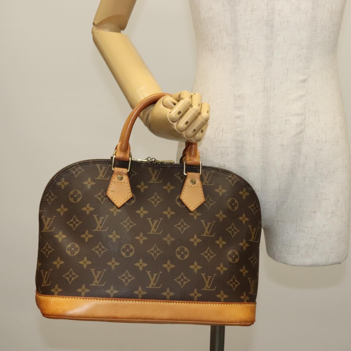LOUIS VUITTON Monogram Alma Hand Bag M51130 LV Auth 141294