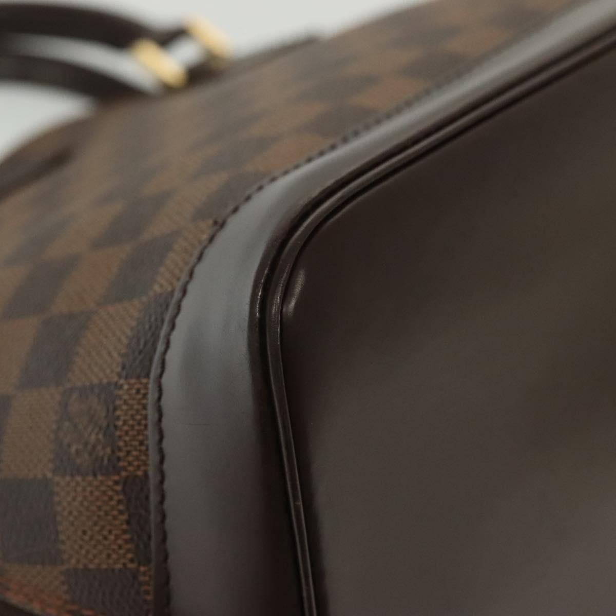 LOUIS VUITTON Damier Ebene Alma Hand Bag N51131 LV Auth 141296