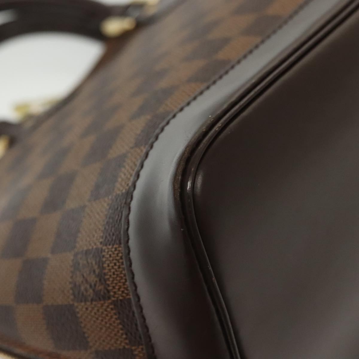 LOUIS VUITTON Damier Ebene Alma Hand Bag N51131 LV Auth 141296