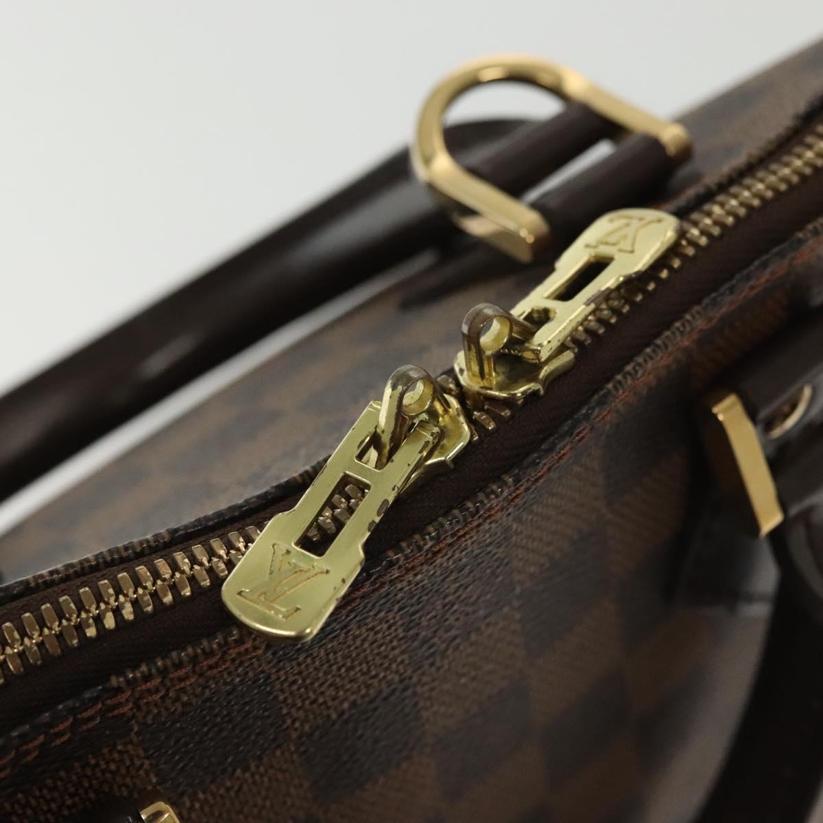 LOUIS VUITTON Damier Ebene Alma Hand Bag N51131 LV Auth 141296