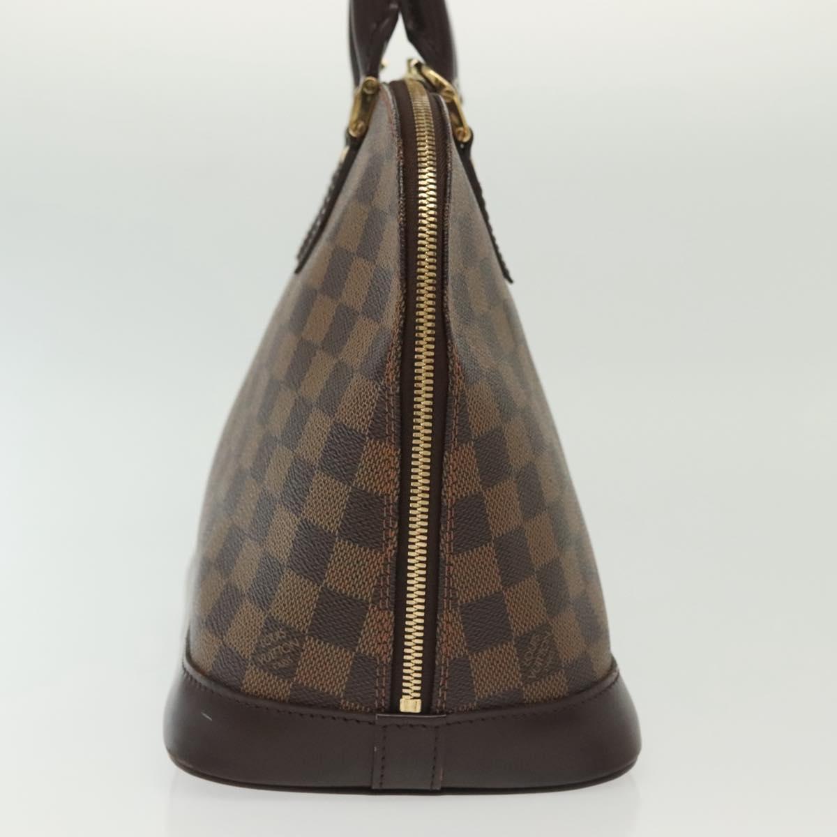 LOUIS VUITTON Damier Ebene Alma Hand Bag N51131 LV Auth 141296