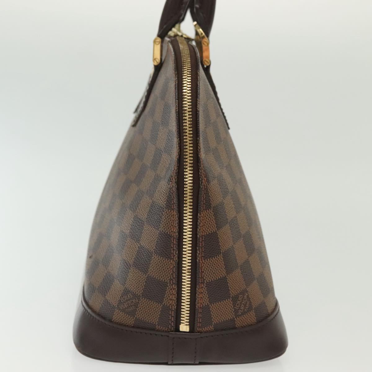 LOUIS VUITTON Damier Ebene Alma Hand Bag N51131 LV Auth 141296