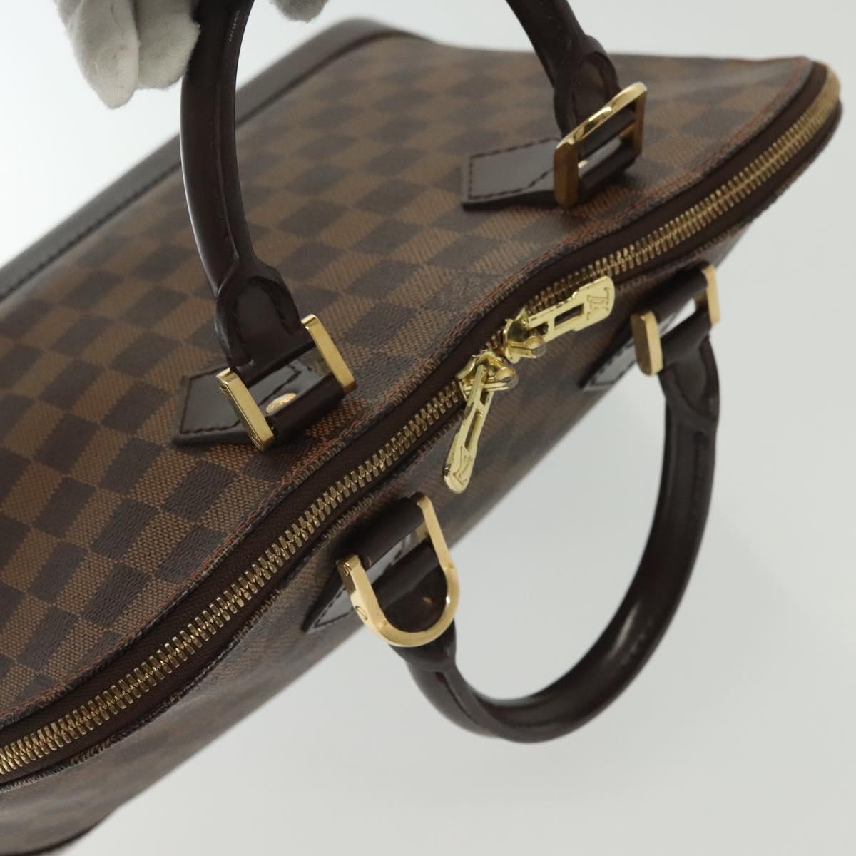 LOUIS VUITTON Damier Ebene Alma Hand Bag N51131 LV Auth 141296