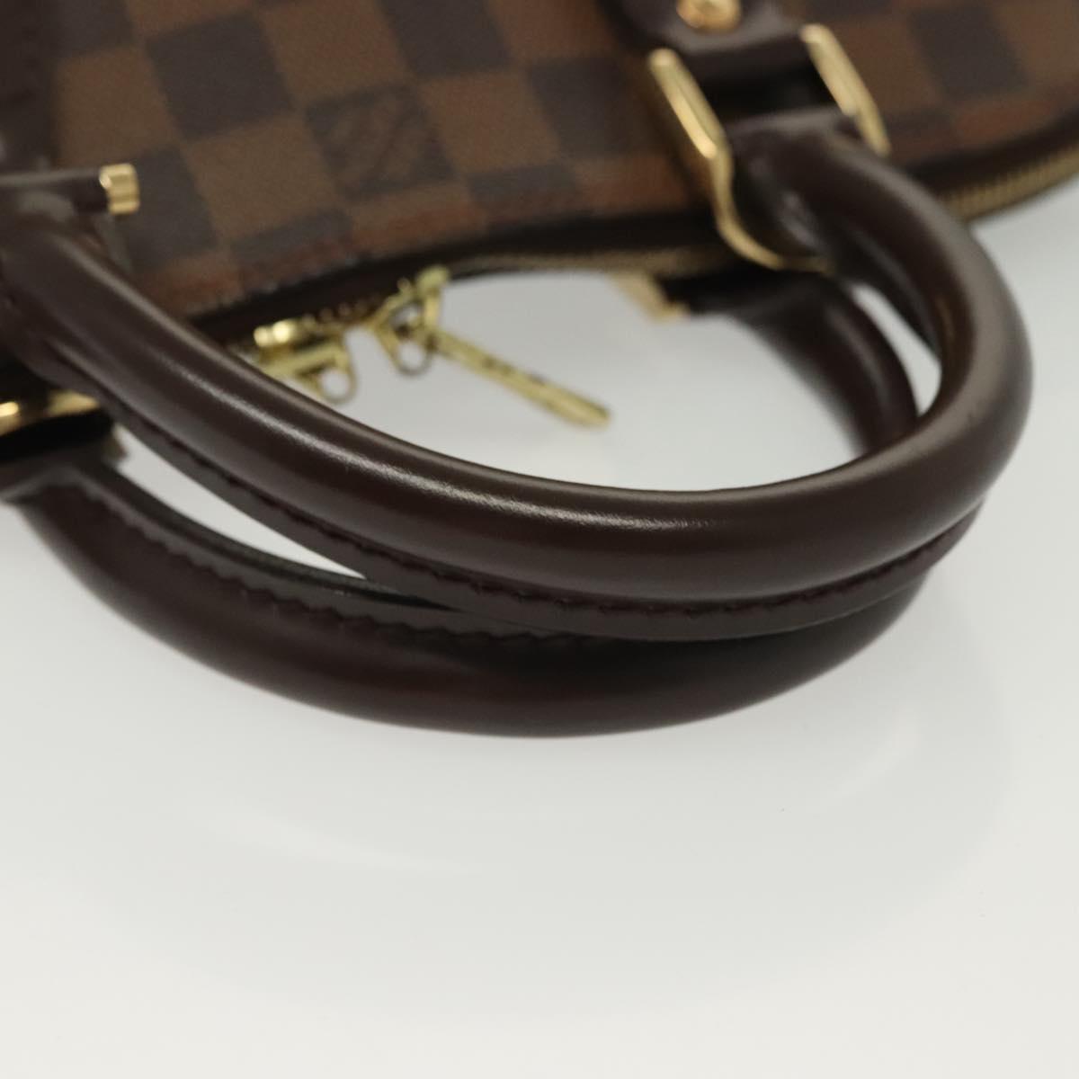 LOUIS VUITTON Damier Ebene Alma Hand Bag N51131 LV Auth 141296