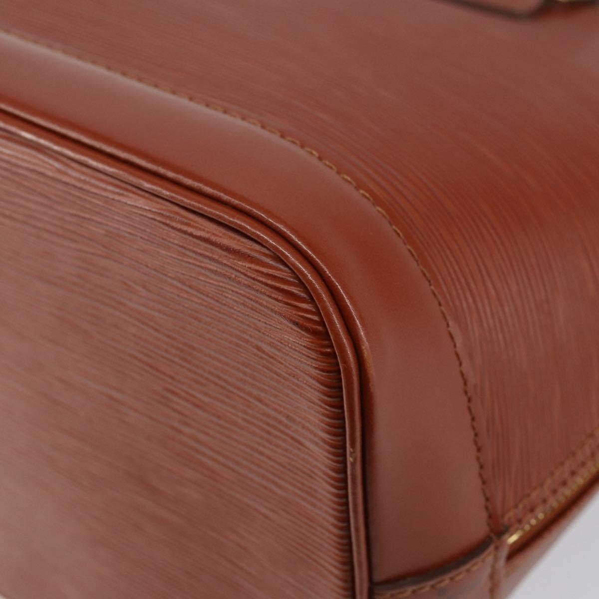 LOUIS VUITTON Epi Alma Hand Bag Brown M52143 LV Auth 141298