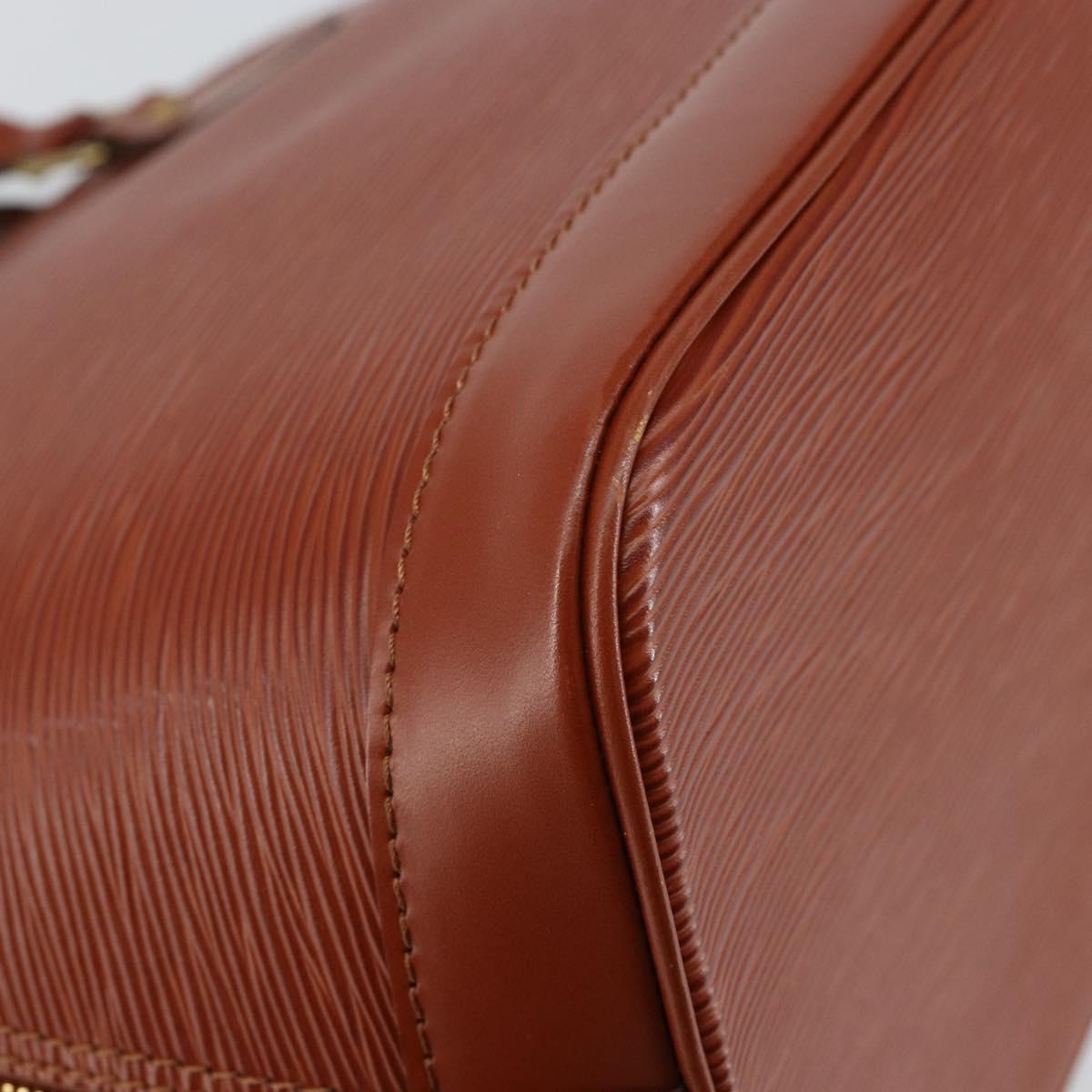 LOUIS VUITTON Epi Alma Hand Bag Brown M52143 LV Auth 141298