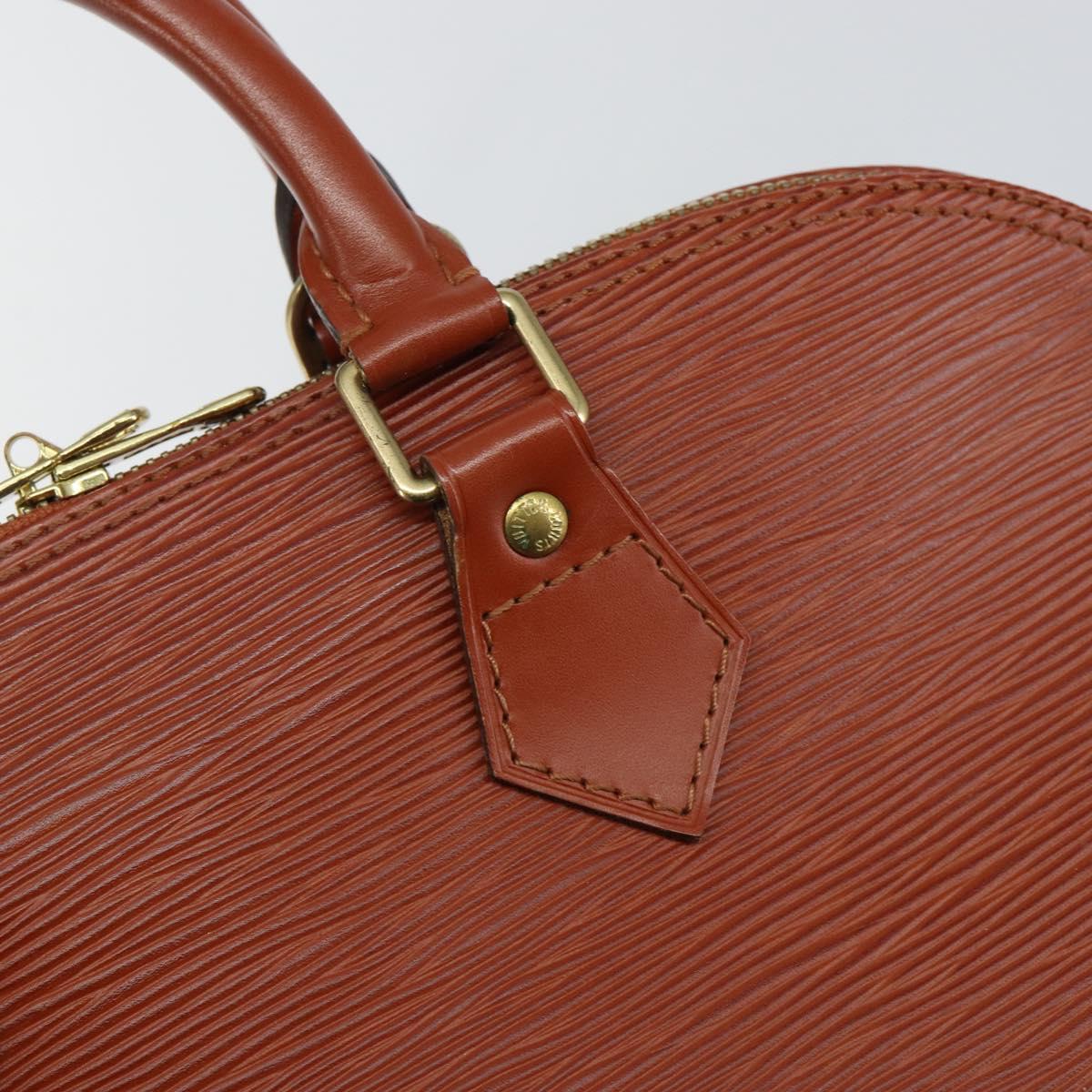 LOUIS VUITTON Epi Alma Hand Bag Brown M52143 LV Auth 141298