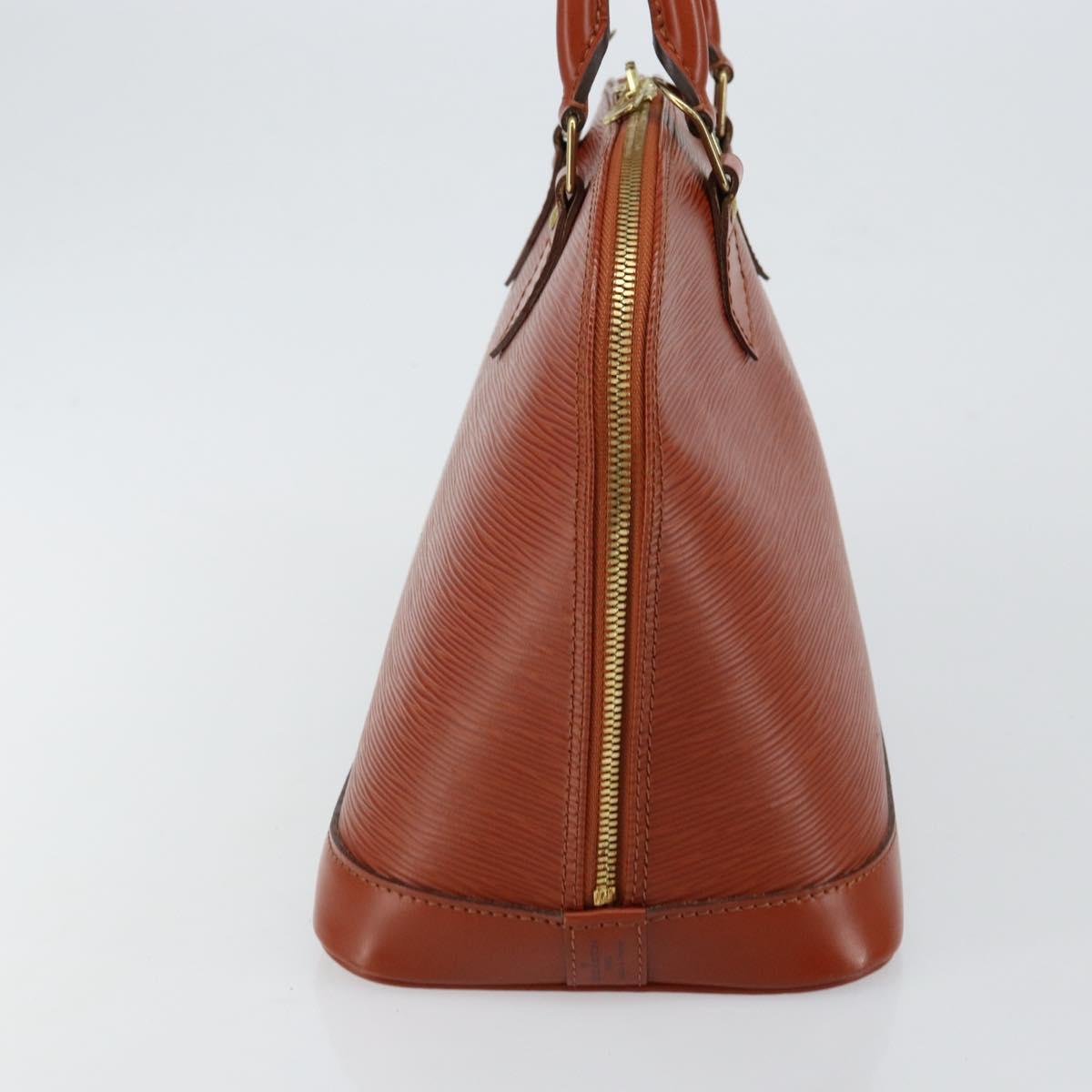 LOUIS VUITTON Epi Alma Hand Bag Brown M52143 LV Auth 141298