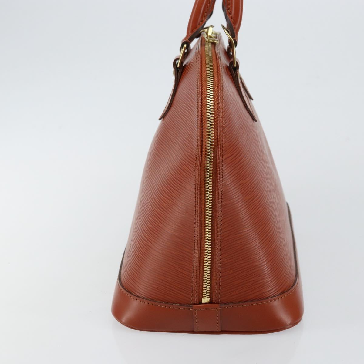 LOUIS VUITTON Epi Alma Hand Bag Brown M52143 LV Auth 141298