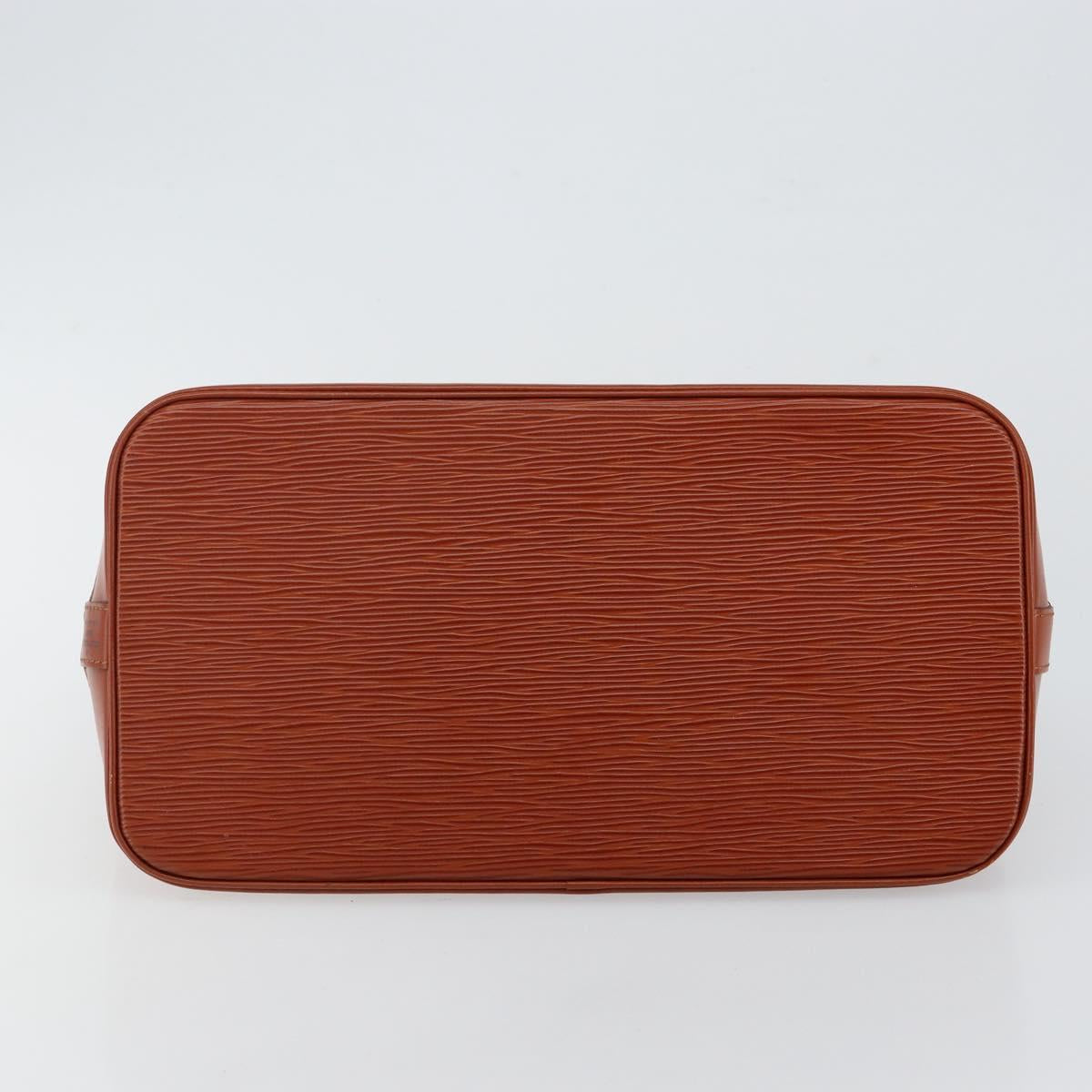 LOUIS VUITTON Epi Alma Hand Bag Brown M52143 LV Auth 141298