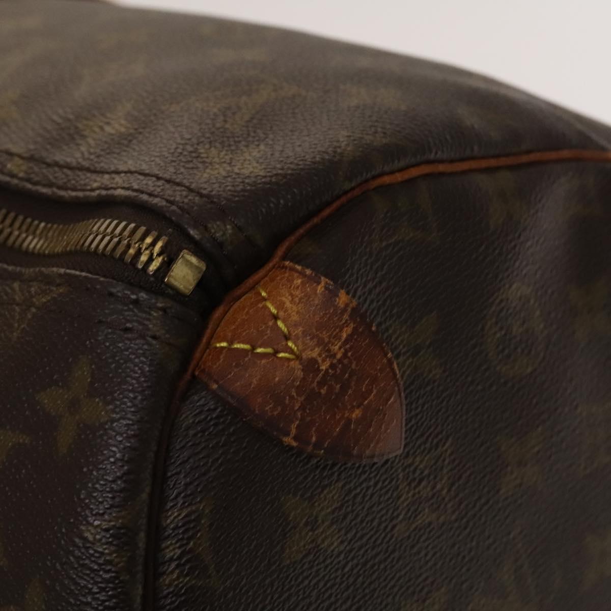 LOUIS VUITTON Monogram Keepall 55 Boston Bag M41424 LV Auth 141305