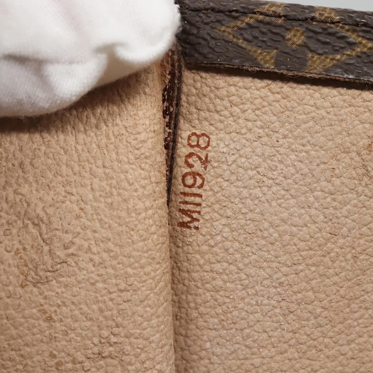 LOUIS VUITTON Monogram Sac Plat Hand Bag M51140 LV Auth 141315
