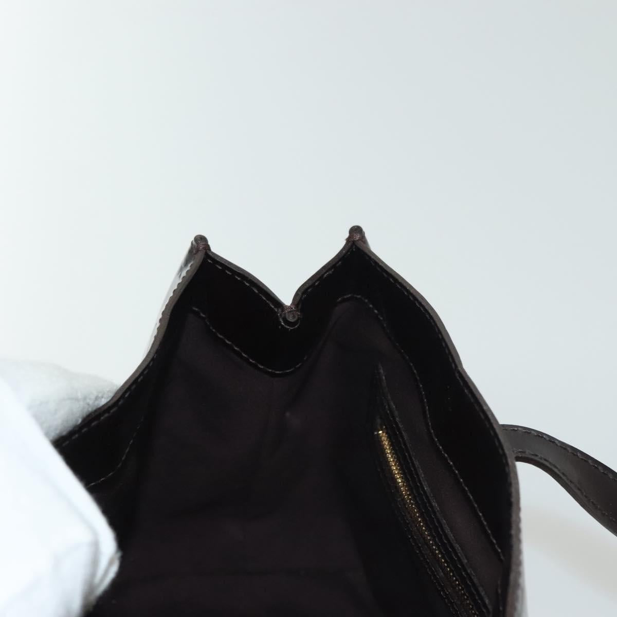 LOUIS VUITTON Monogram Vernis Wilshire PM Hand Bag Amarante M93641 Auth 141320