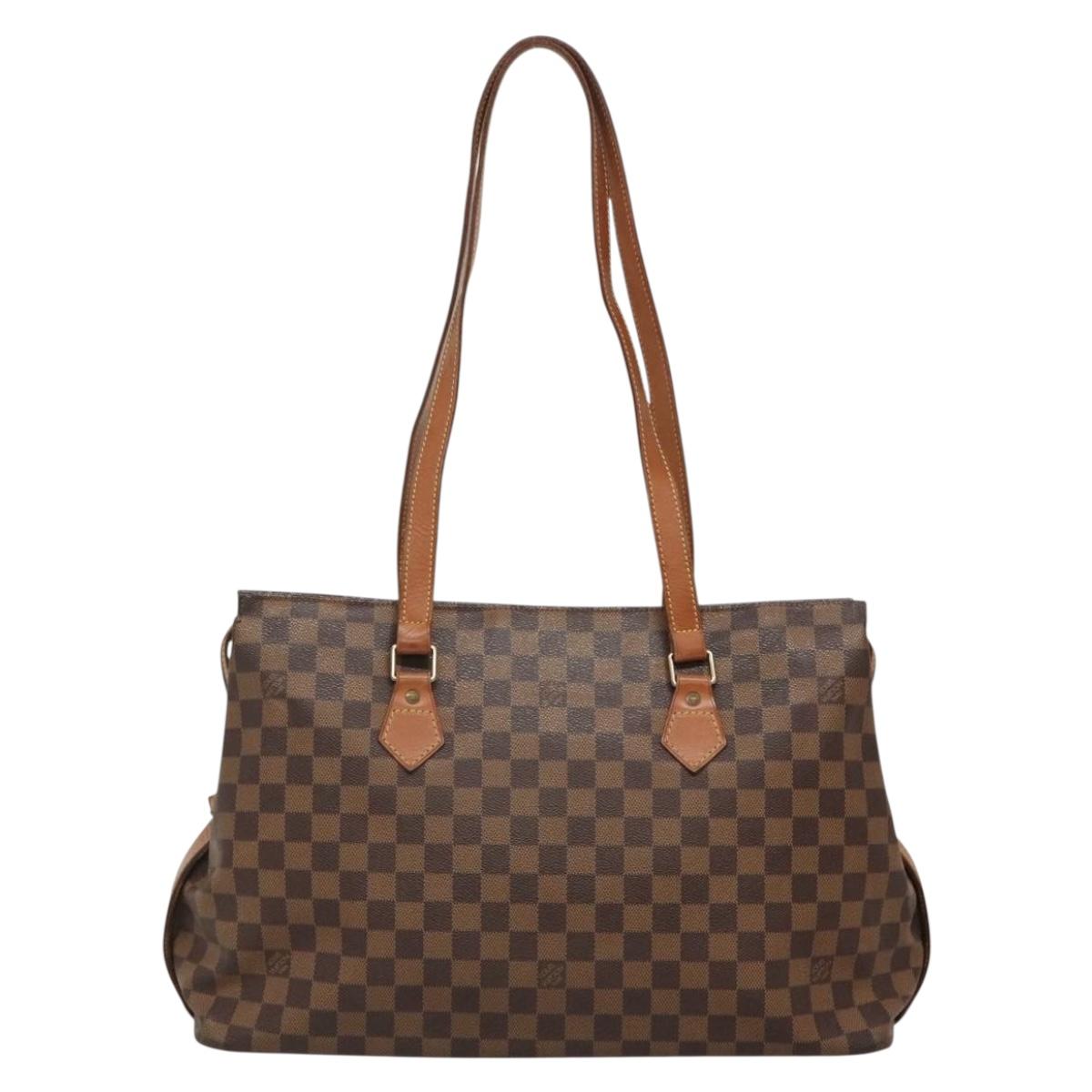 LOUIS VUITTON Damier Ebene Colombine Bag 100th anniversary N99037 LV Auth 141322