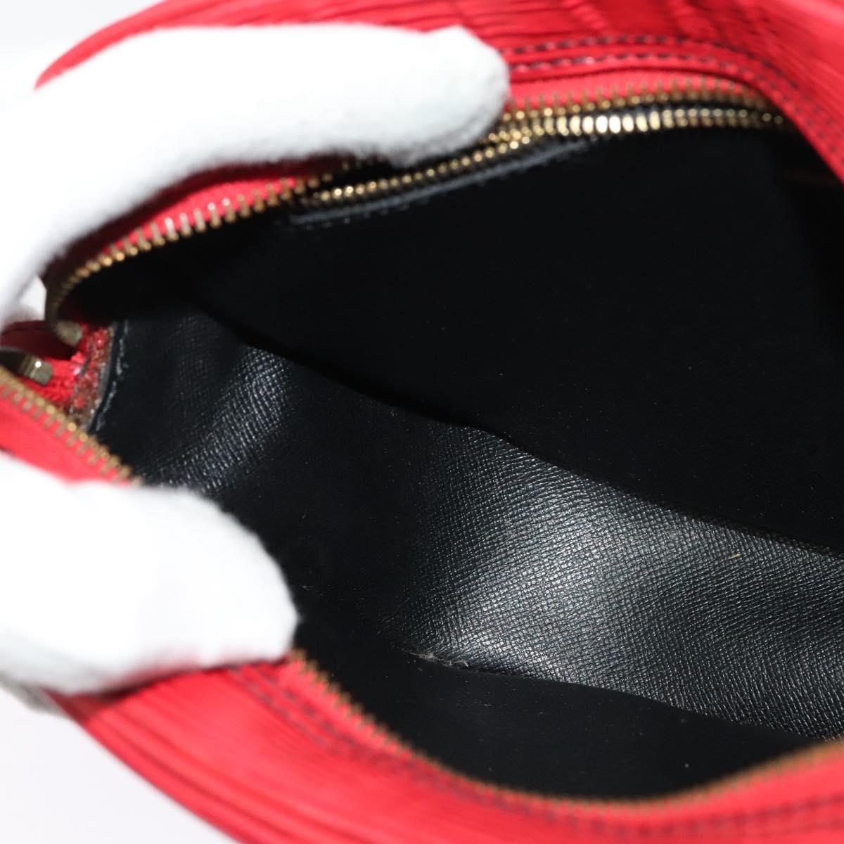 LOUIS VUITTON Epi Jeune Fille MM Shoulder Bag Red M52157 LV Auth 141329