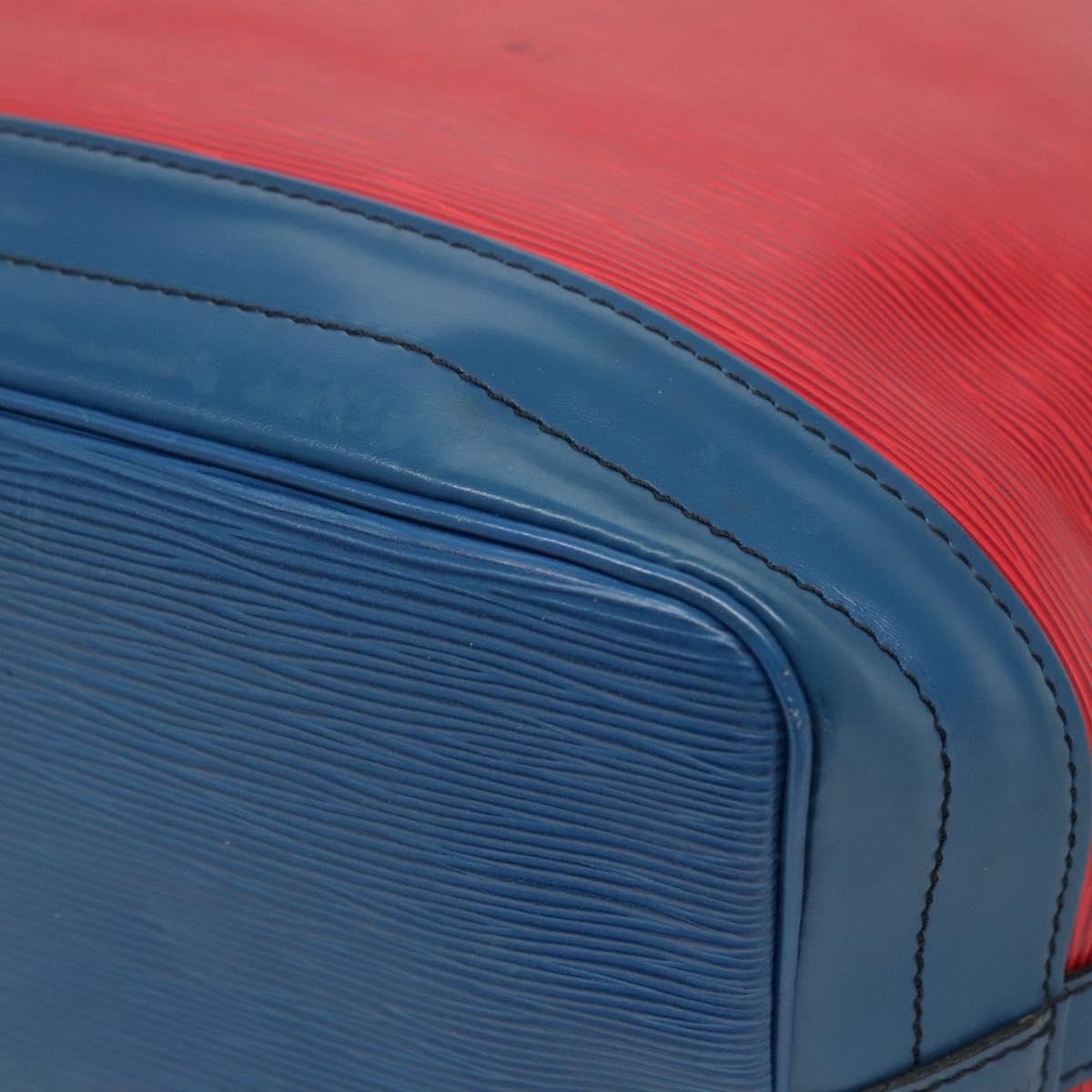LOUIS VUITTON Epi Noe Shoulder Bag Bicolor Red Blue M44084 LV Auth 141333