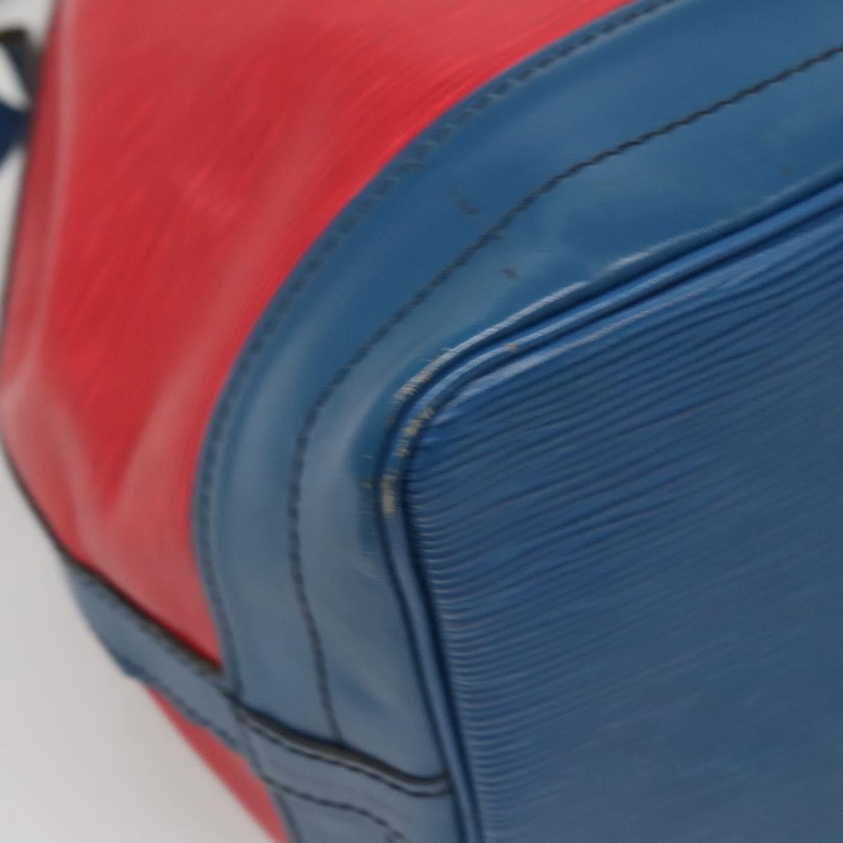 LOUIS VUITTON Epi Noe Shoulder Bag Bicolor Red Blue M44084 LV Auth 141333