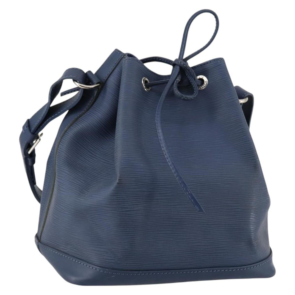 LOUIS VUITTON Epi Petit Noe Shoulder Bag Myrtille M5901G LV Auth 141334