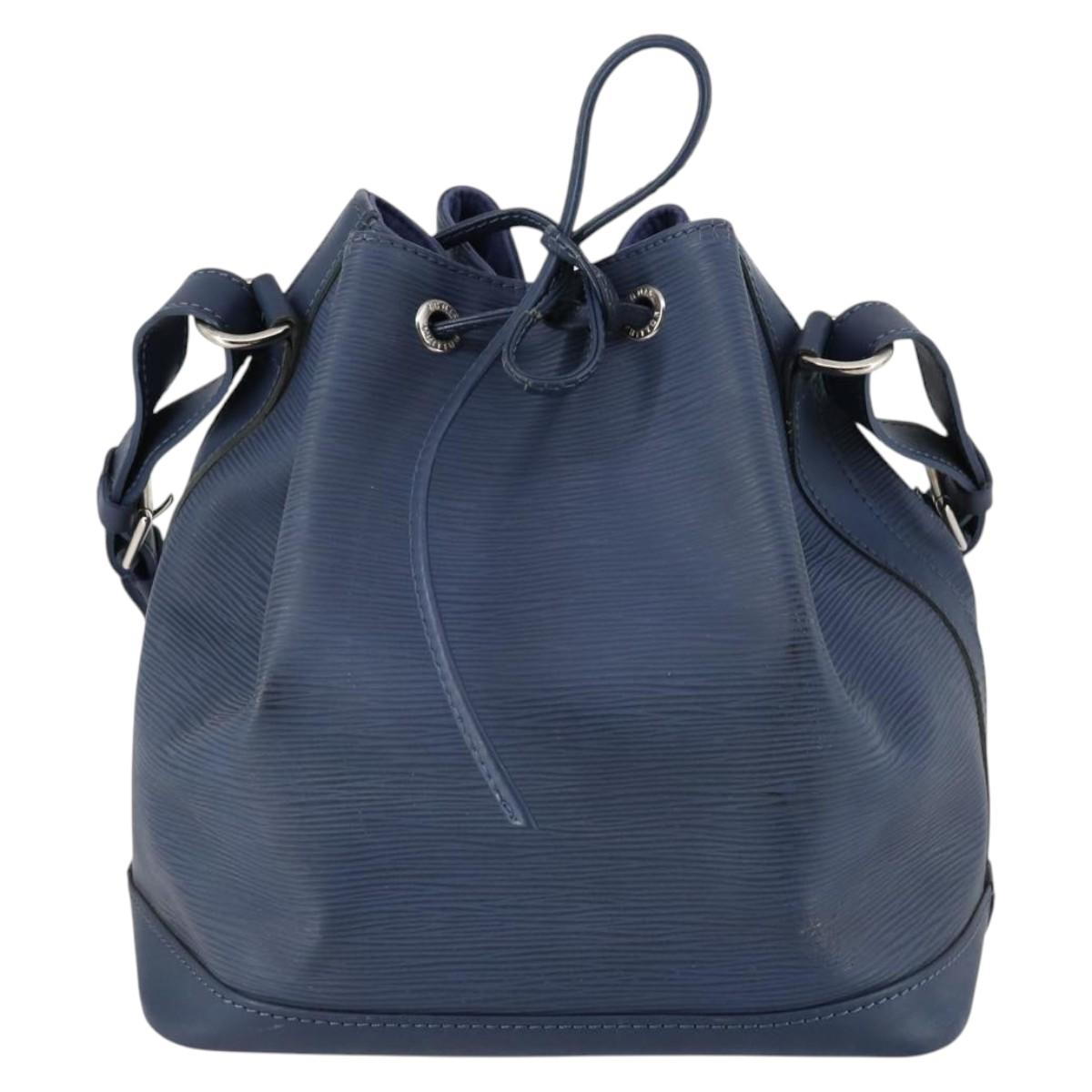 LOUIS VUITTON Epi Petit Noe Shoulder Bag Myrtille M5901G LV Auth 141334