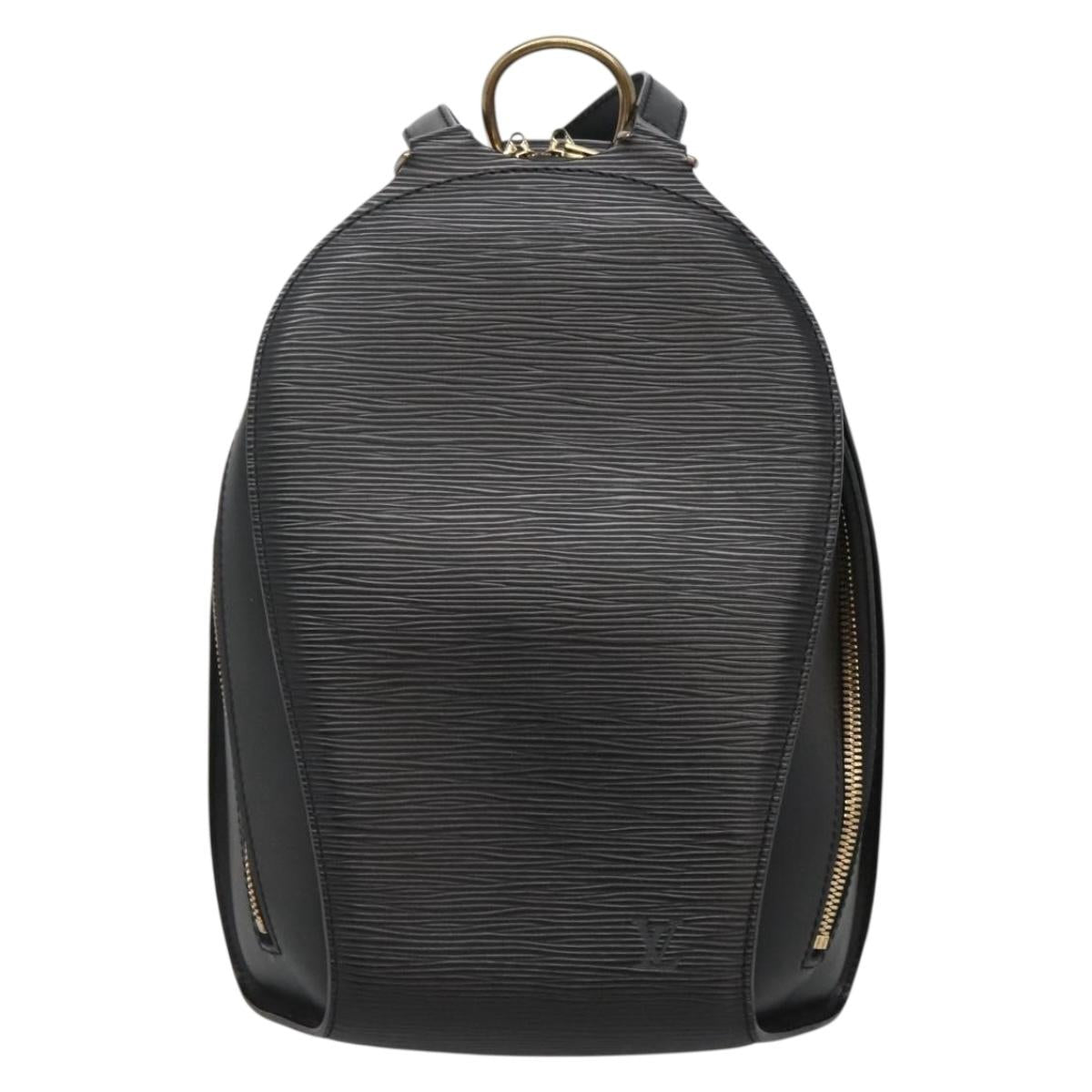 LOUIS VUITTON Epi Mabillon Backpack Black M52232 LV Auth 141335