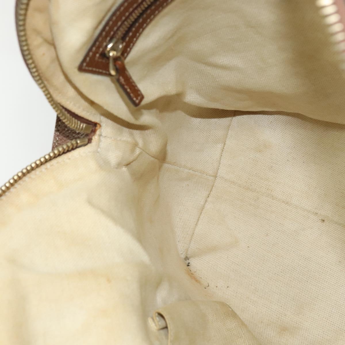 GUCCI GG Canvas Shoulder Bag Beige Gold 323673 Auth 141351